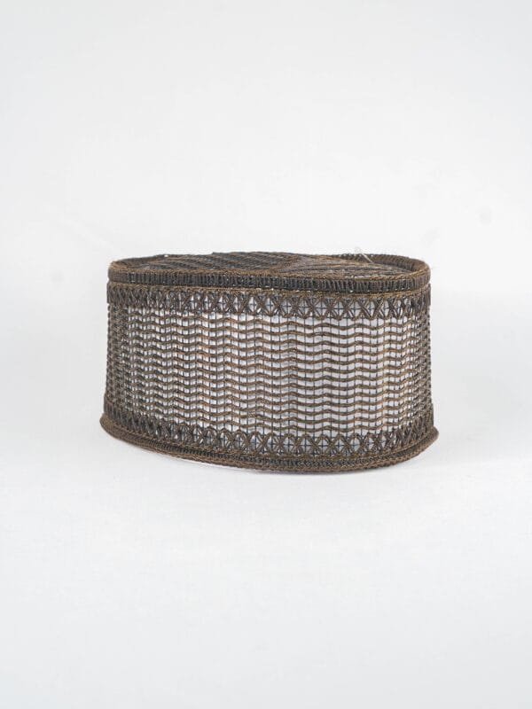 P05-M1-P-9 004 coklat tua Peci Rajut Handmade P05M1P