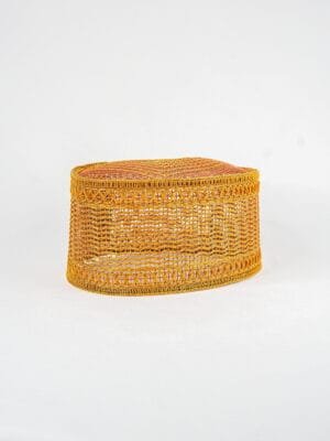 P25-M1-P-12 004 kuning Peci Rajut Handmade P25M1P